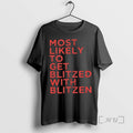 Trending Most Likely To Get Blitzed With Blitzen Christmas Premium T Shirt Sweater