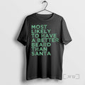 Trending Most Likely To Have A Better Beard Than Santa Christmas Premium T Shirt Sweater