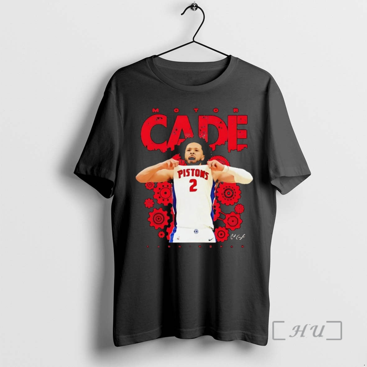 Trending Motor Cade Cunningham Flexing Jersey Detroit Pistons