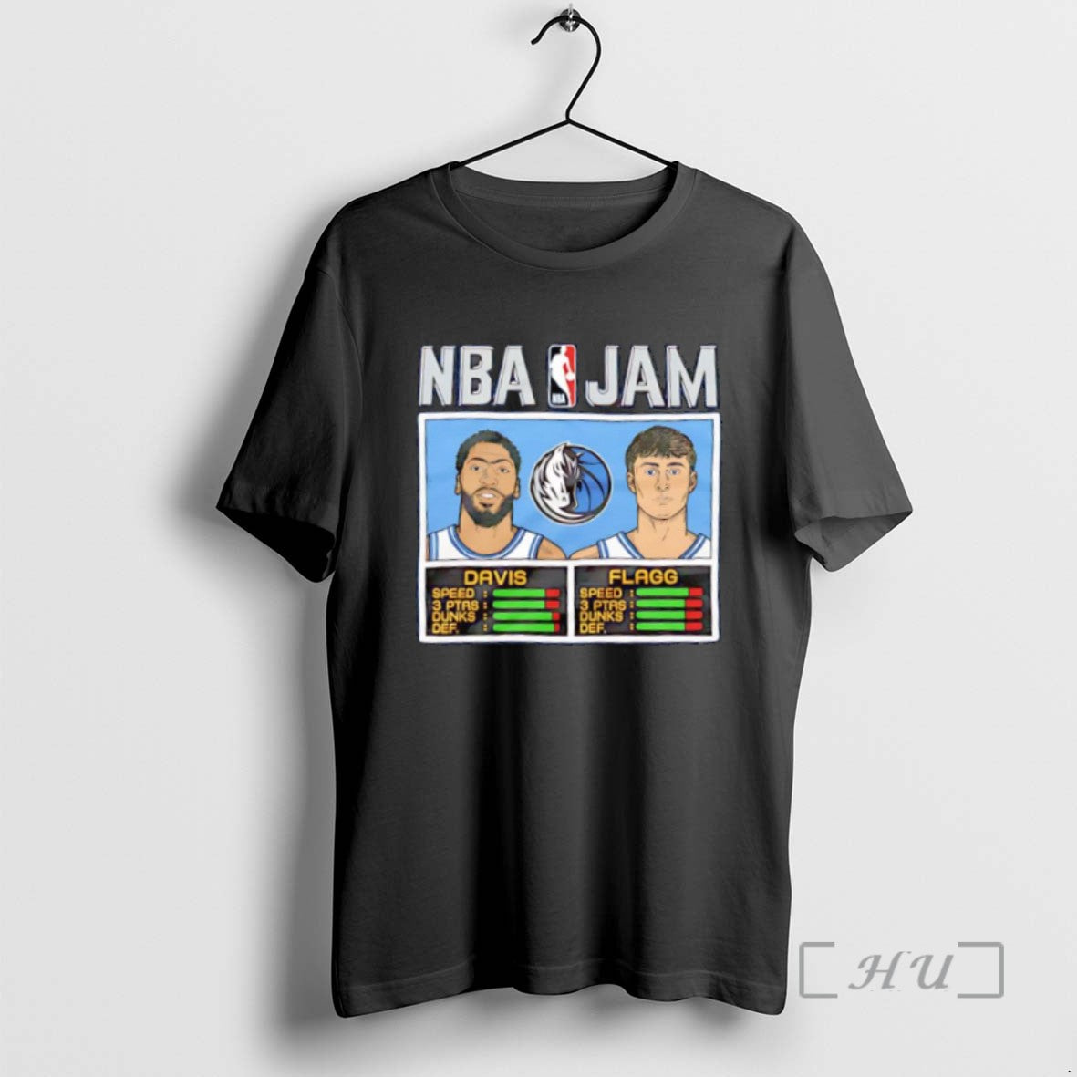 Trending Nba Jam Anthony Davis And Cooper Flagg Dallas Mavericks Graphic Tee Shirts Sweater
