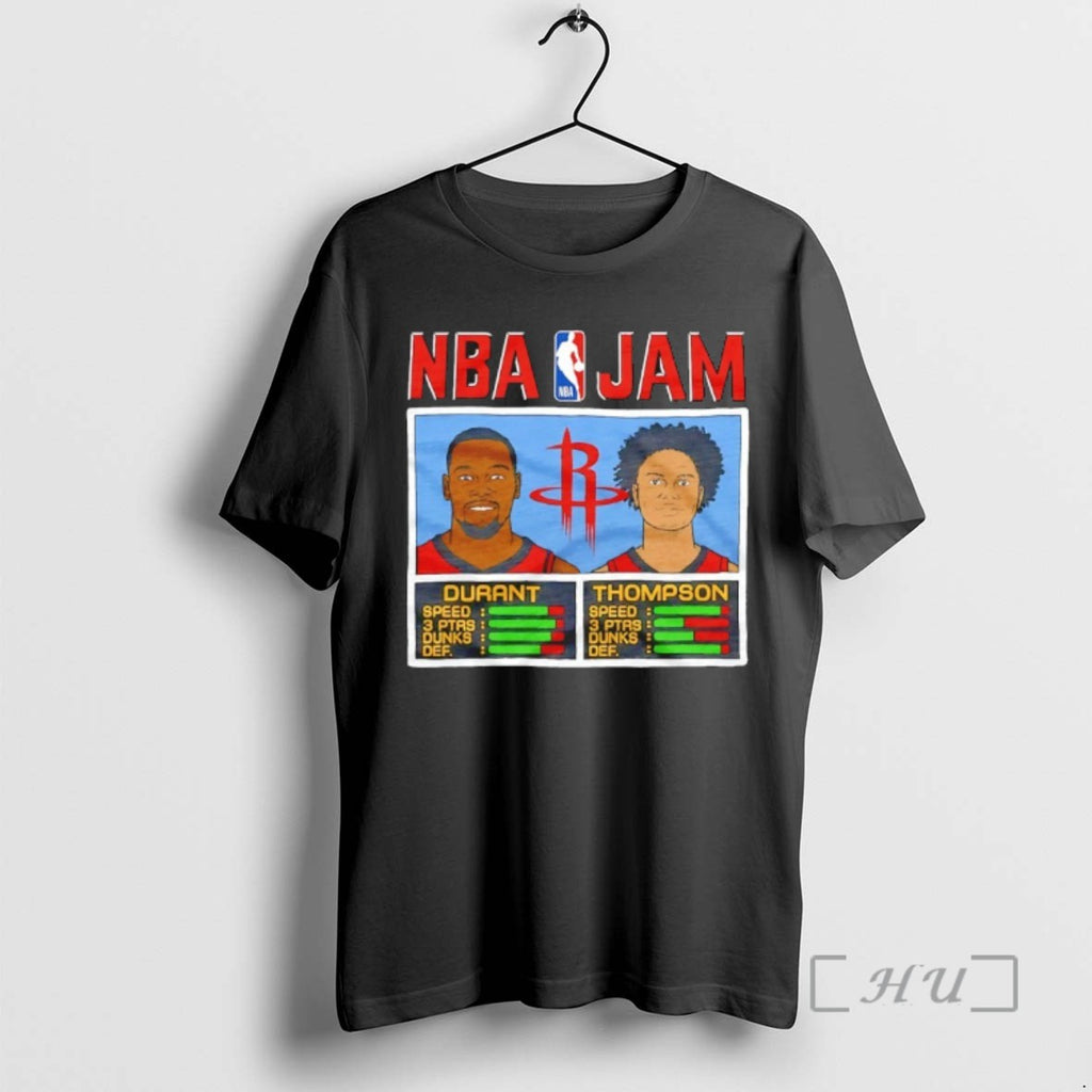 Trending Nba Jam Houston Rockets Durant And Thompson Tee Shirts Sweater