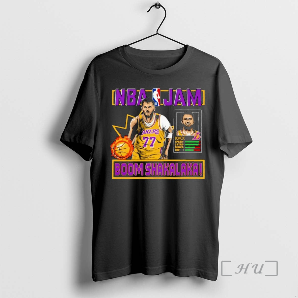 Trending Nba Jam Luka Doncic Los Angeles Lakers Boom Shakalaka Ornaments Premium T Shirts Sweater