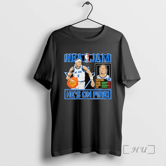 Trending Nba Jam Magic Paolo Banchero Hes On Fire Tee Shirt Sweater
