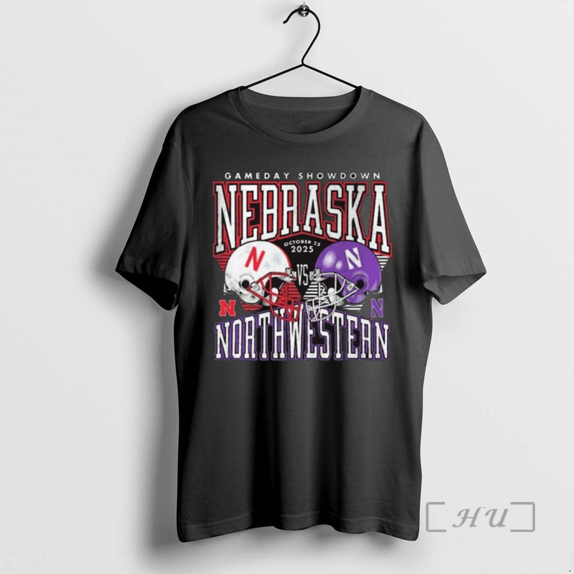 Trending Nebraska Cornhuskers Football Vs Northwestern Wildcats Gameday Showdown October 25 2025 Helmet T Shirts