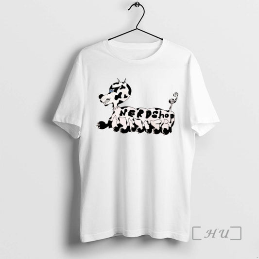 Trending Nerd Shop Dog Cow Graphic Tee Shirts Sweater