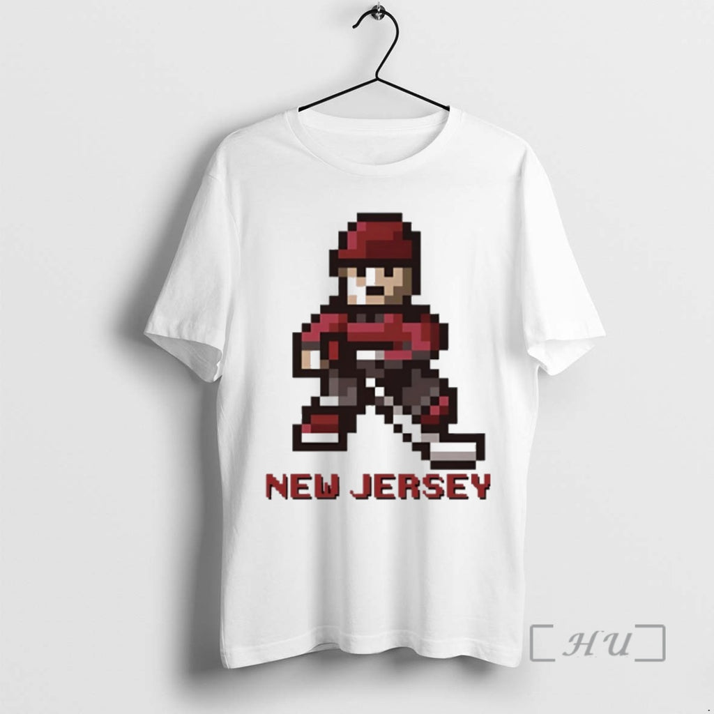 Trending New Jersey Devils Hockey 8 Bit Retro Baller Premium T Shirt Sweater