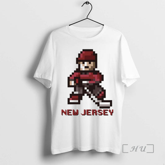 Trending New Jersey Devils Hockey 8 Bit Retro Baller Premium T Shirt Sweater