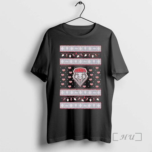 Trending New Mexico Lobos Ugly Christmas Light Premium T Shirt Sweater