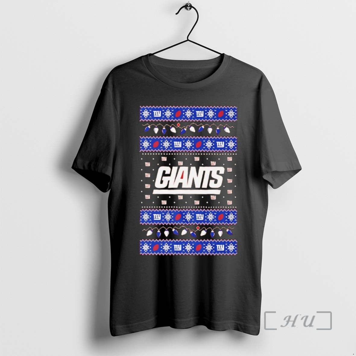Trending New York Giants Ugly Christmas Light Premium T Shirt Sweater