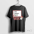 Trending Nice Or Naughty The 6 7 Christmas Checklist Meme Tee Shirts Sweater