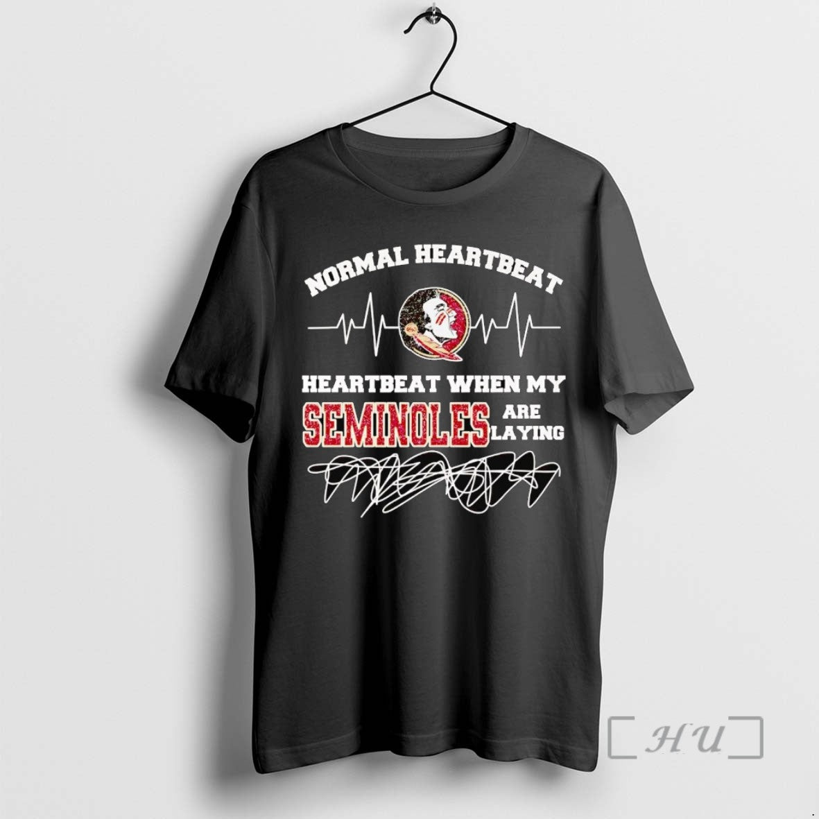 Trending Normal Heartbeat And Heartbeat When My Seminoles Are Playing Tee Shirts Sweater