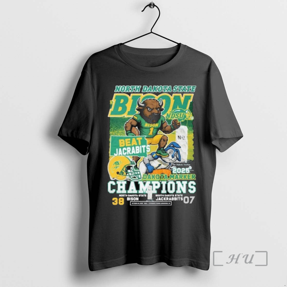 Trending North Dakota State Bison Beat South Dakota State Jackrabbits Champions 2025 Mascot Premium