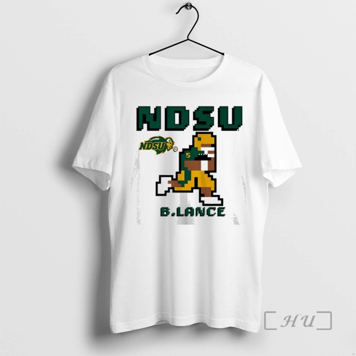 Trending North Dakota State Bison Football Bryce Lance Pixel Tee Shirts Sweater