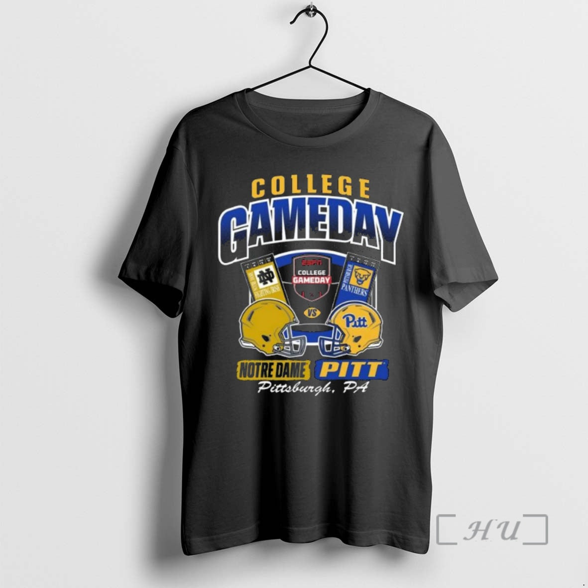 Trending Notre Dame Fighting Irish Vs Pittsburgh Panthers College Gameday Ticket 2025 Premium T Shirts