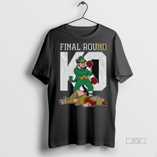 Trending Notre Dame Fighting Irish Vs Usc Trojans Final Round Ko Mascot Graphic