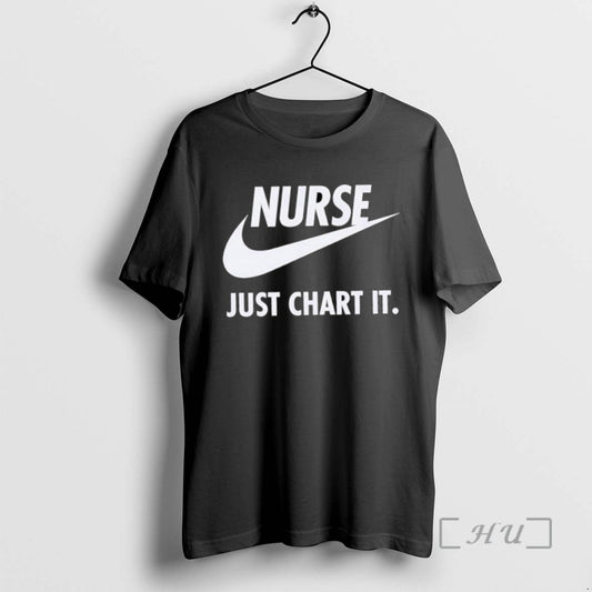 Trending Nurse Just Chart It Logo