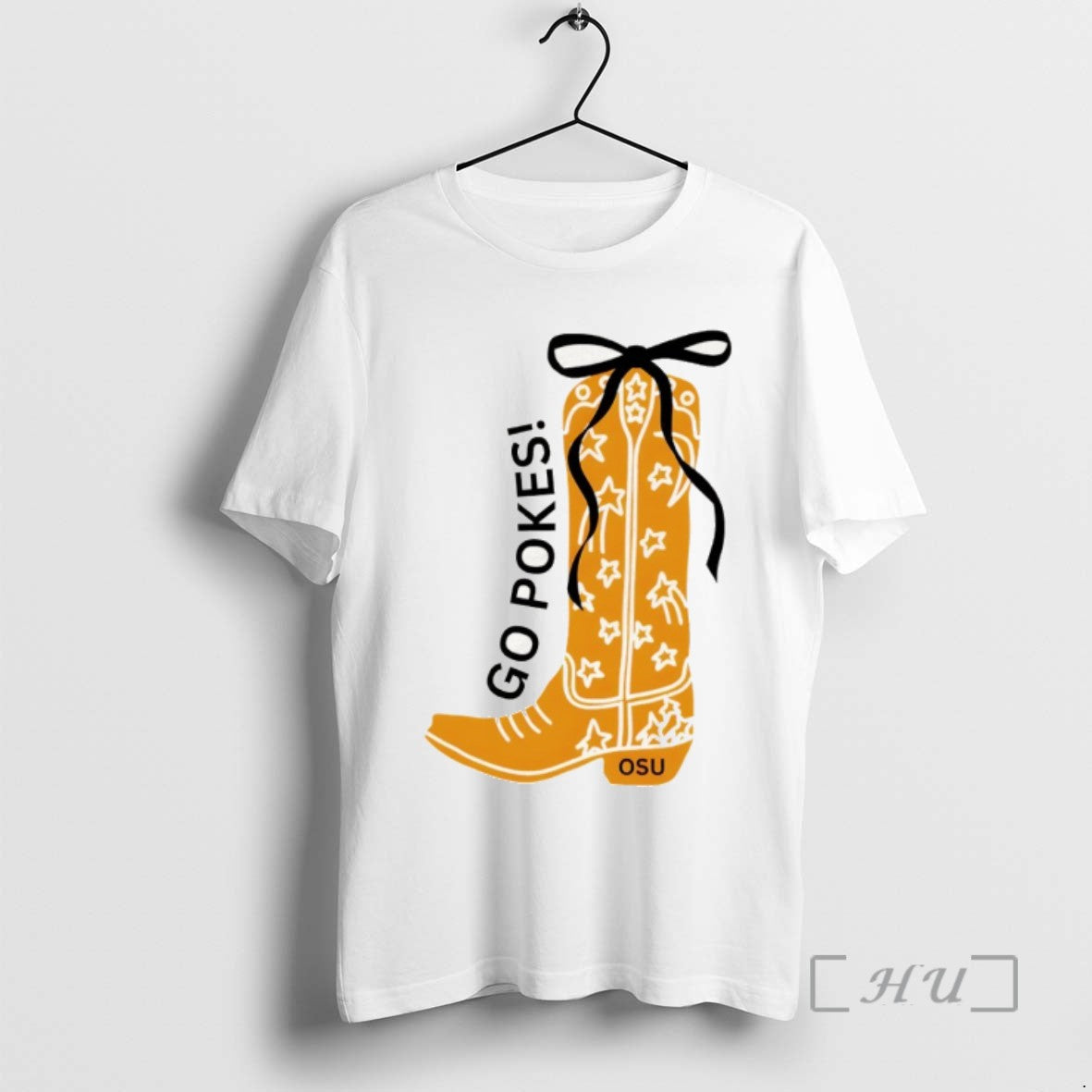 Trending Osu Cowboys Go Pokes Boot Bow Graphic Tee Shirts Sweater