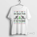 Trending Oh What Fun It Is To Ride Bmx Bicycle Ugly Christmas Ornaments Premium