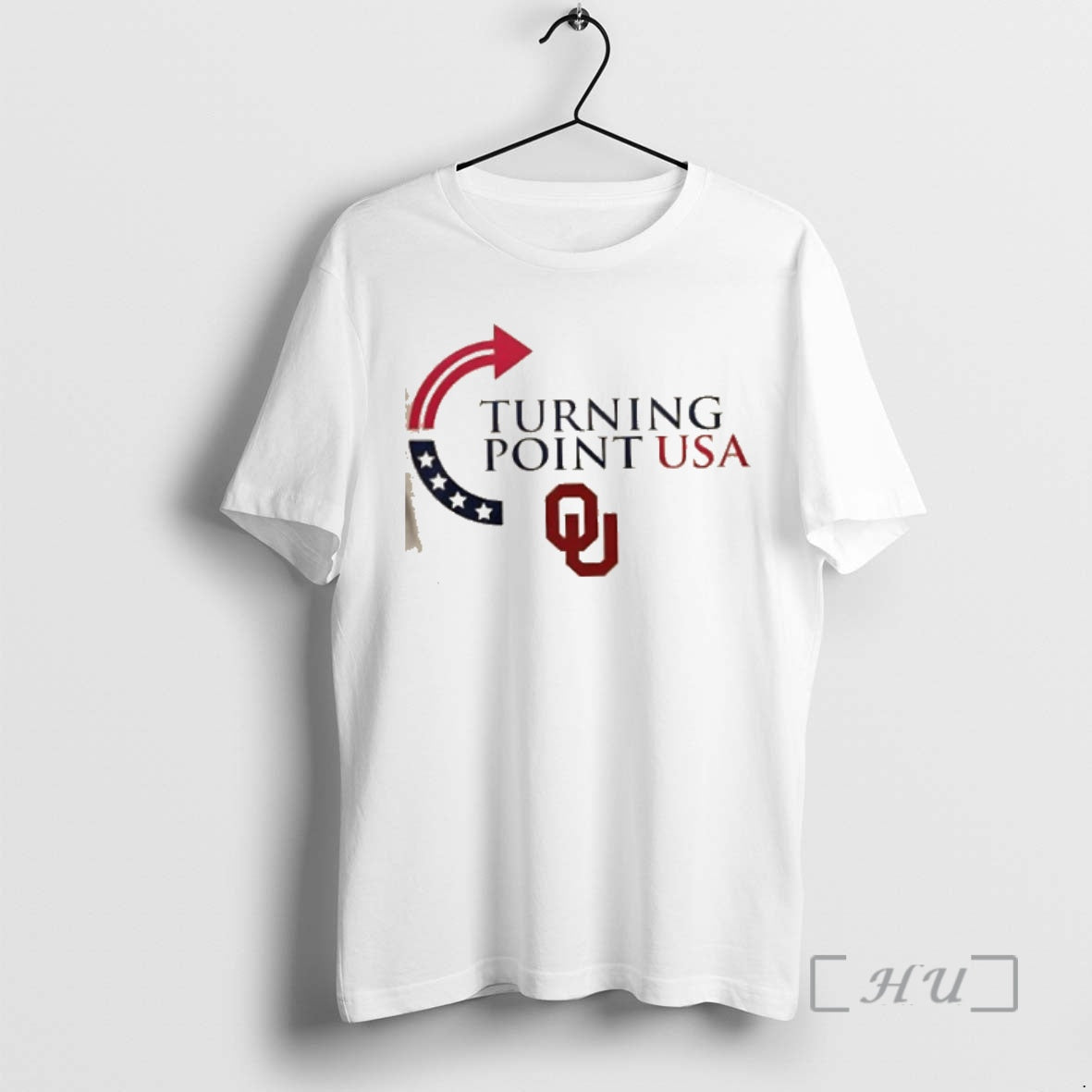 Trending Oklahoma Sooners X Freedom Turning Point Usa Charlie Kirk 2 Sided Premium T Shirts