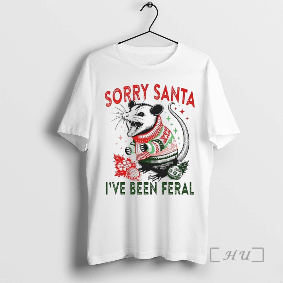 Trending Opossum Sorry Santa Ive Been Feral