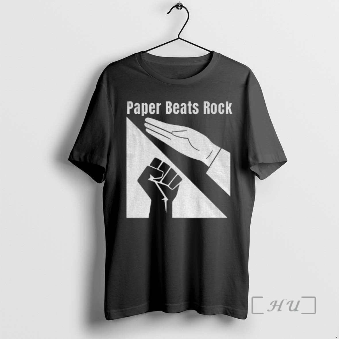 Trending Paper Beats Rock Hand