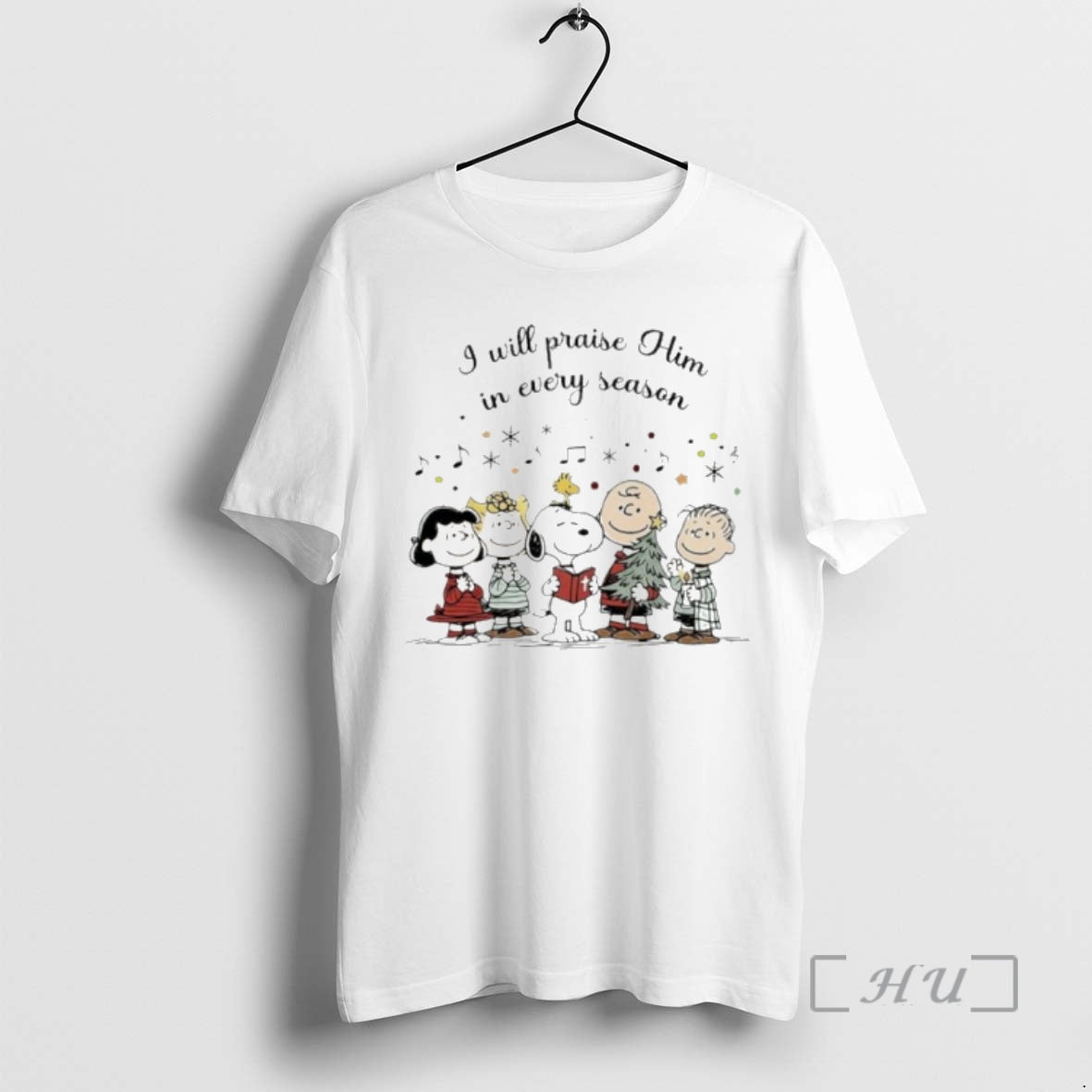 Trending Peanuts I Will Praise Him In Every Season Premium T Shirt Sweater