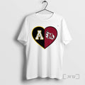Trending Personalized Split Heart Appalachian State Mountaineers Meredith College Angels Logo Premium T Shirts Sweater