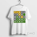 Trending Place Your Words Right Here Personalised Ornaments White