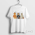 Trending Pooh Fall Spooky Vibes Pumpkin Trick Or Treat Halloween Tee Shirts Sweater