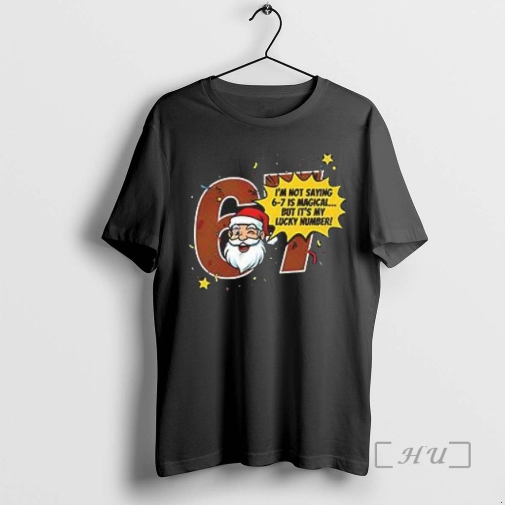 Trending Pop Art 67 Santas Magical Lucky Number Tee Shirts Sweater