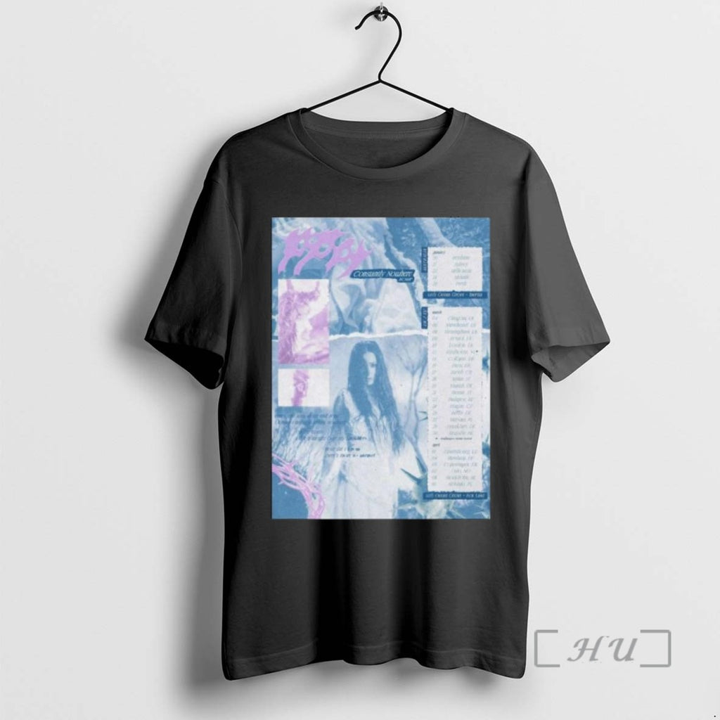 Trending Poppy Constantly Nowhere Aus Eu Uk Tour 2026 Long Sleve Tee Shirts Sweater