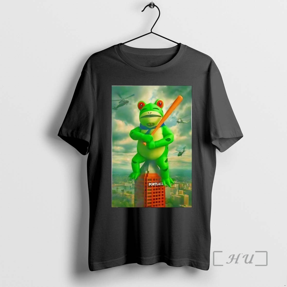 Trending Portland Frog Hero Anti Ice Frog Tee Shirts Sweater