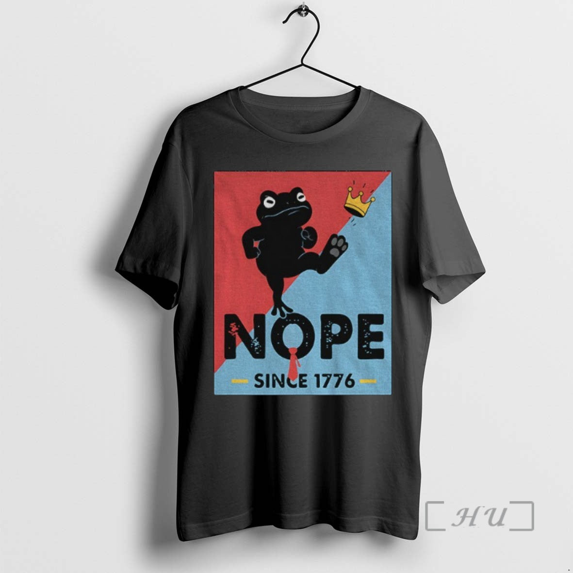 Trending Portland Frog Nope Since 1776 No Kings In America 4th July Political T Shirts