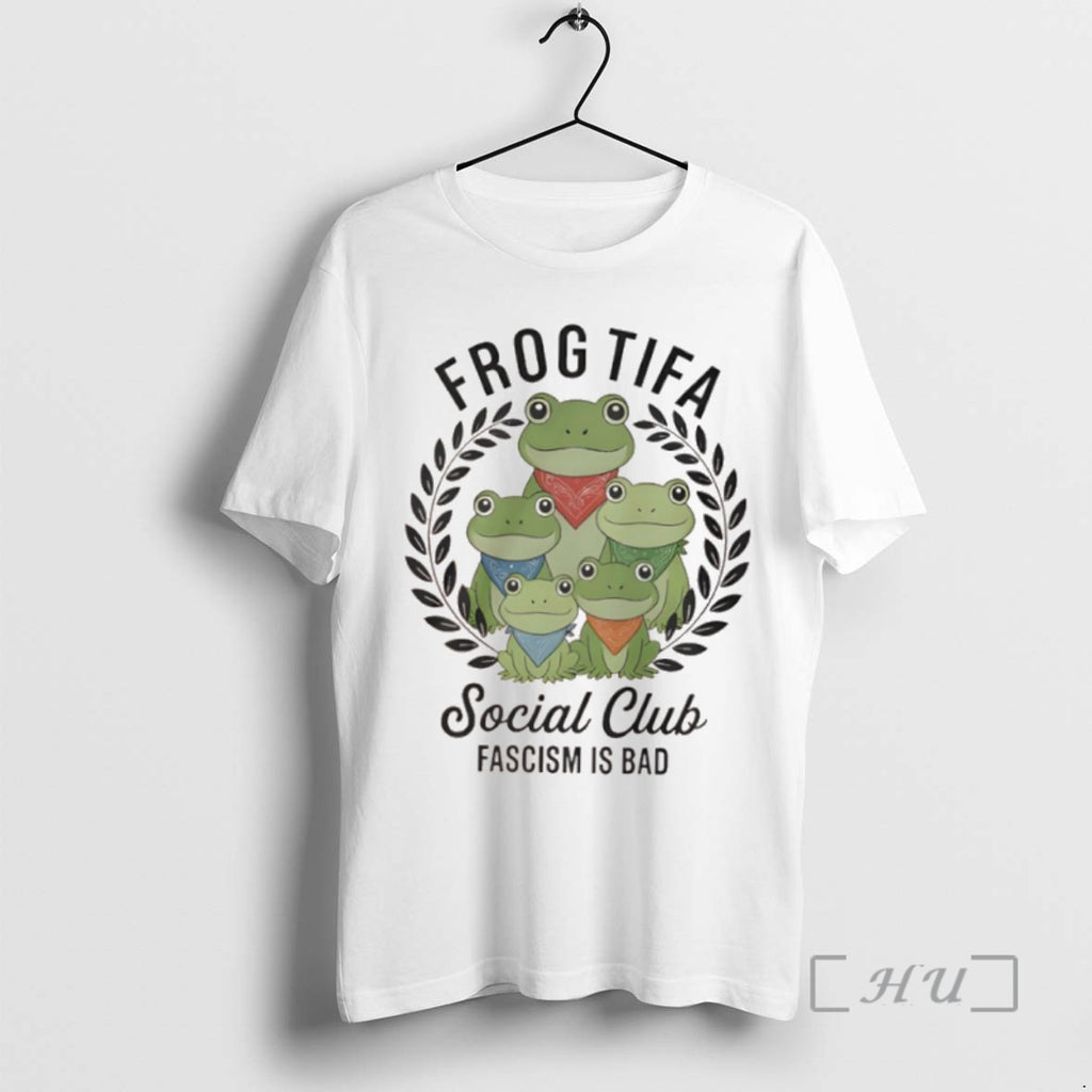 Trending Portland Frog Tifa Social Club Fascism Is Bad Premium T Shirt Sweater