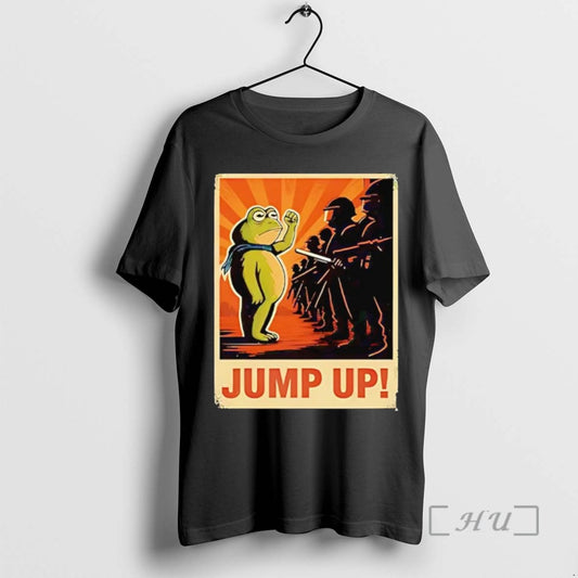 Trending Portland Frog Jump Up Tee Shirt Sweater