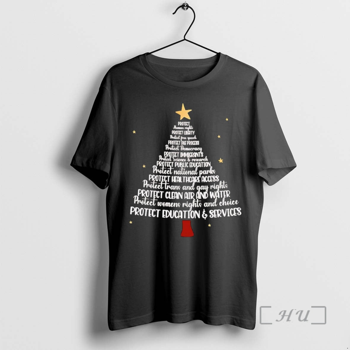Trending Protect Democracy Christmas Tree Premium T Shirt Sweater
