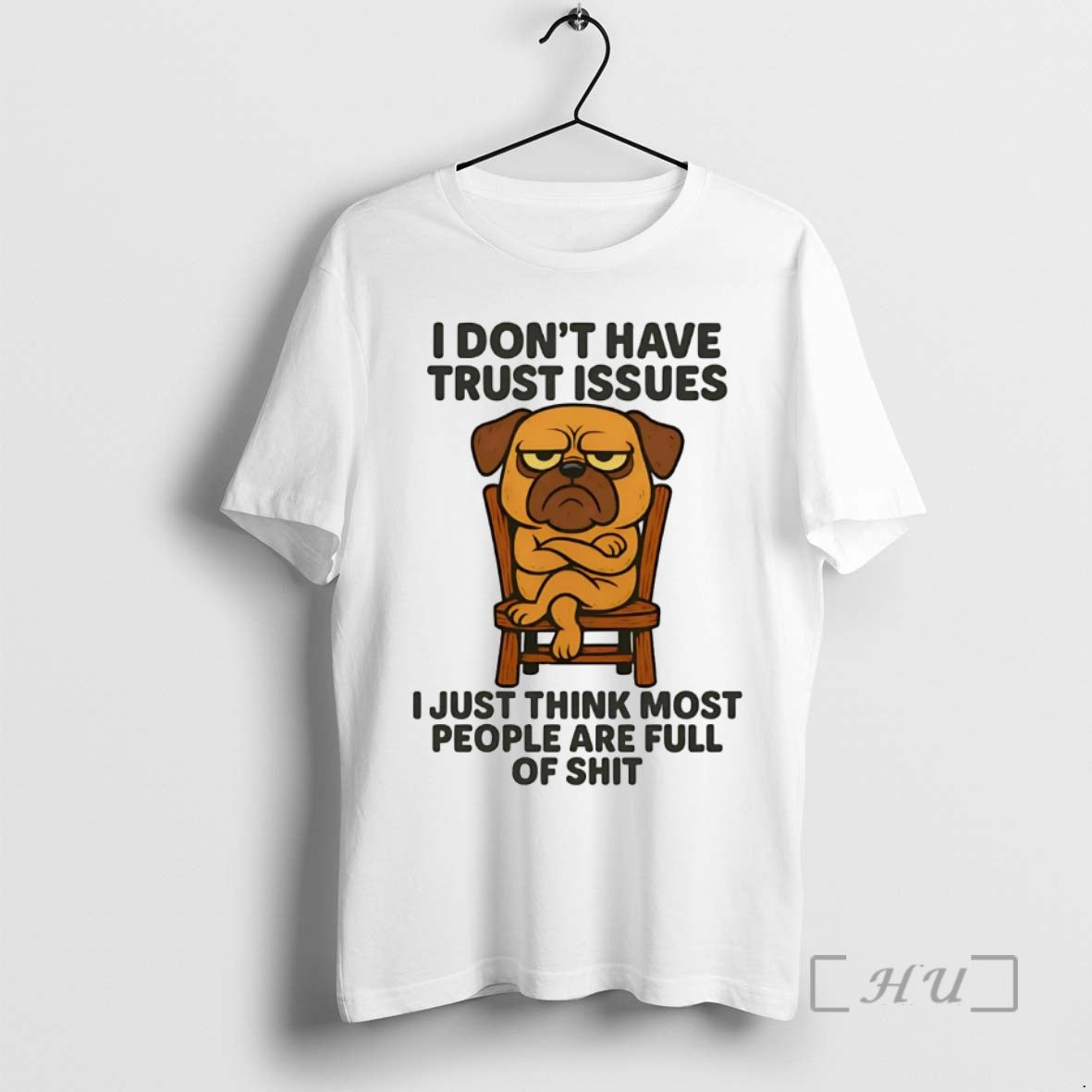 Trending Pug I Dont Have Trust Issues Premium T Shirt Sweater