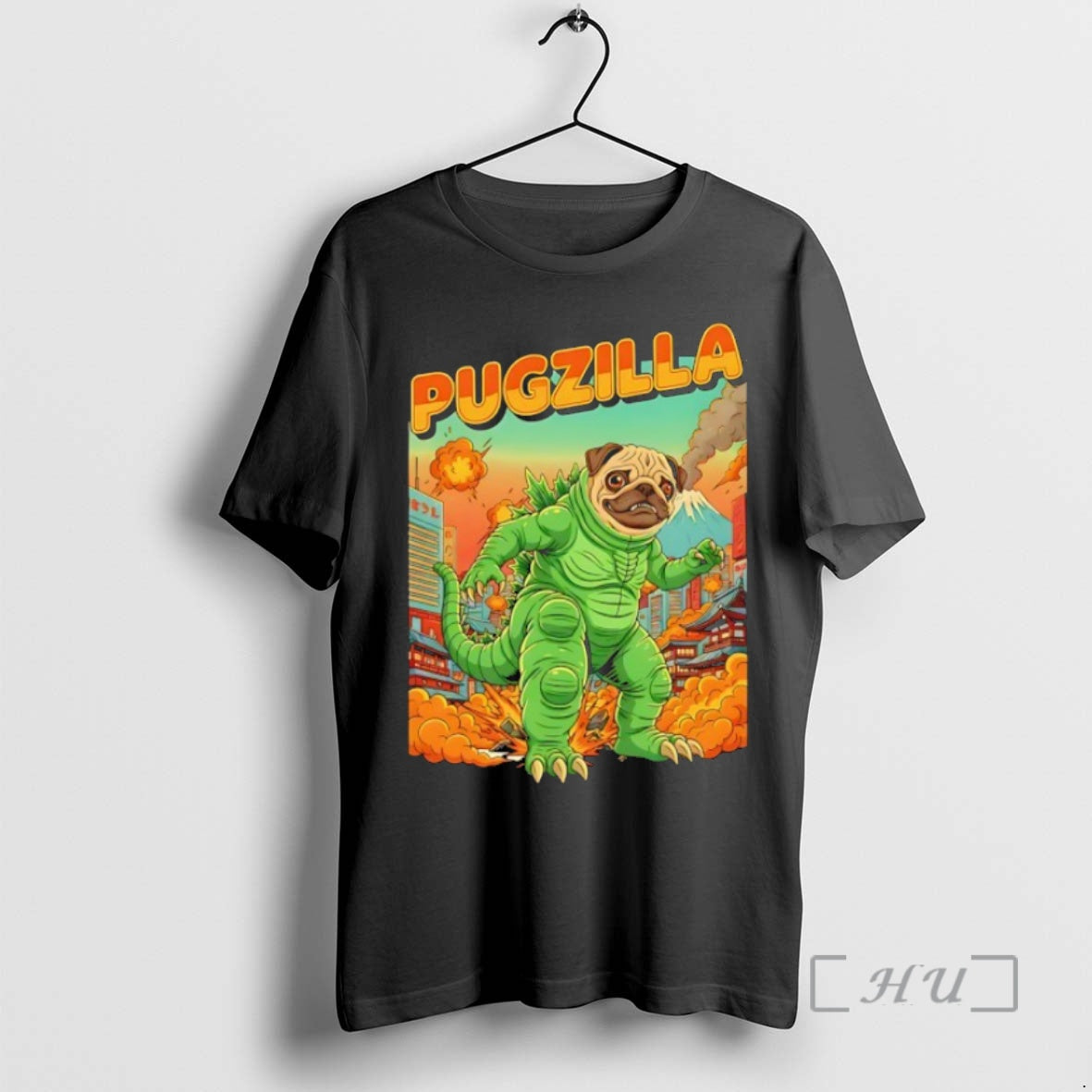 Trending Pugzilla Kaiju Parody