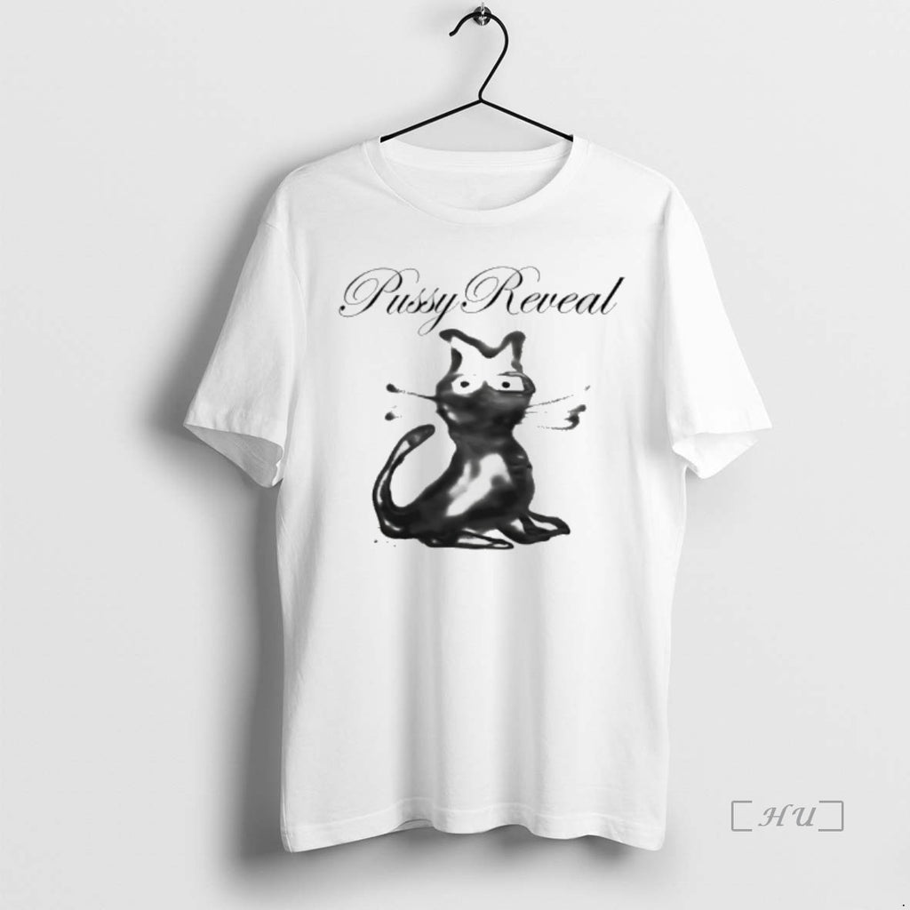 Trending Pussy Reveal Cat T Shirt Sweater