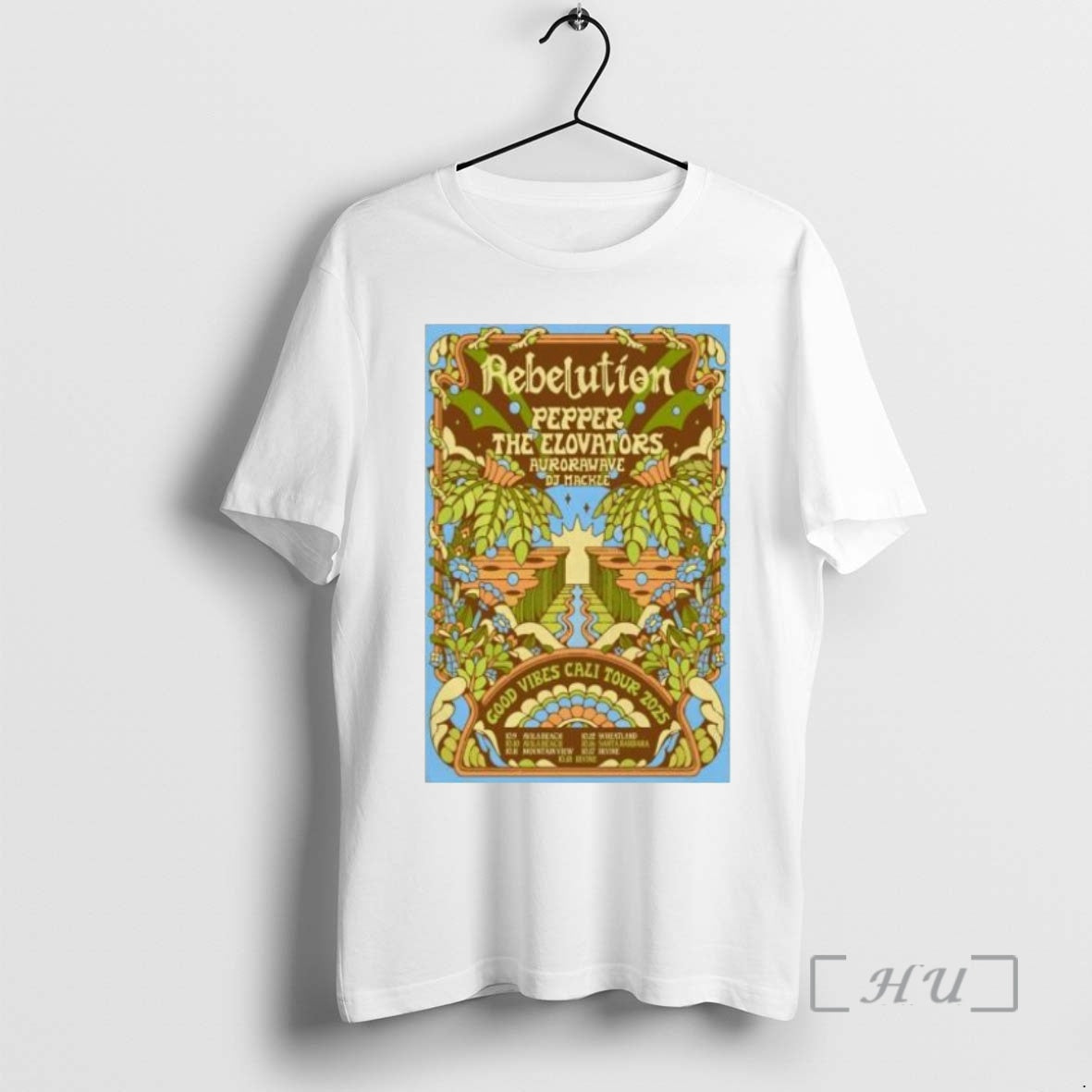 Trending Rebelution Pepper The Elovators Aurorawave Dj Mackle Fall Tour 2025 Premium T Shirts Sweater