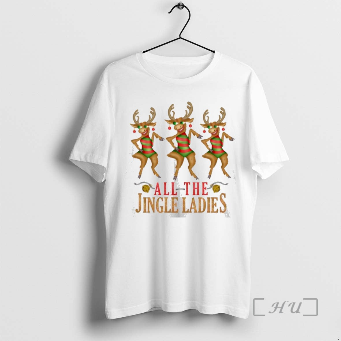 Trending Reindeer All The Jingle Christmas Tee Shirts Sweater