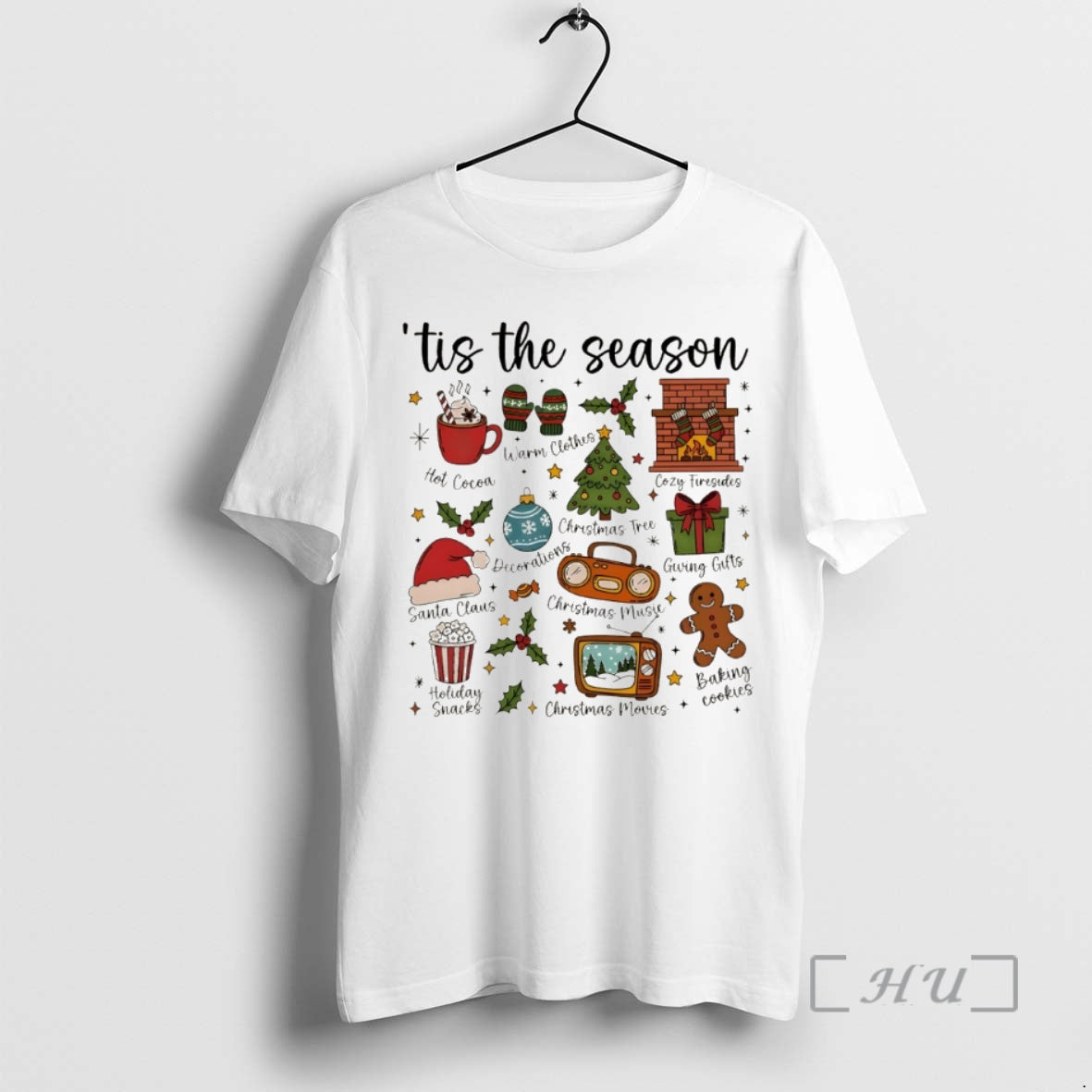 Trending Retro Christmas Sublimation Tis The Season