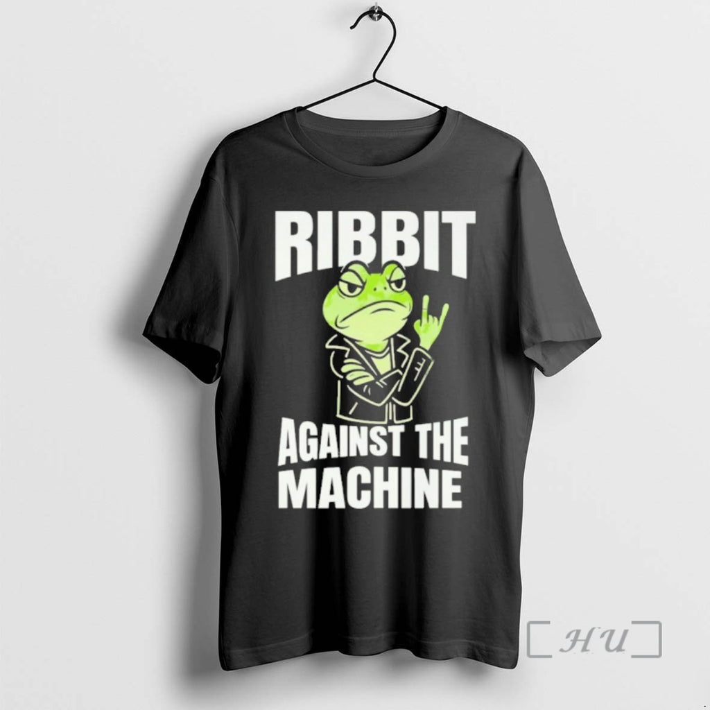 Trending Ribbit Against The Machine Premium T Shirt Sweater