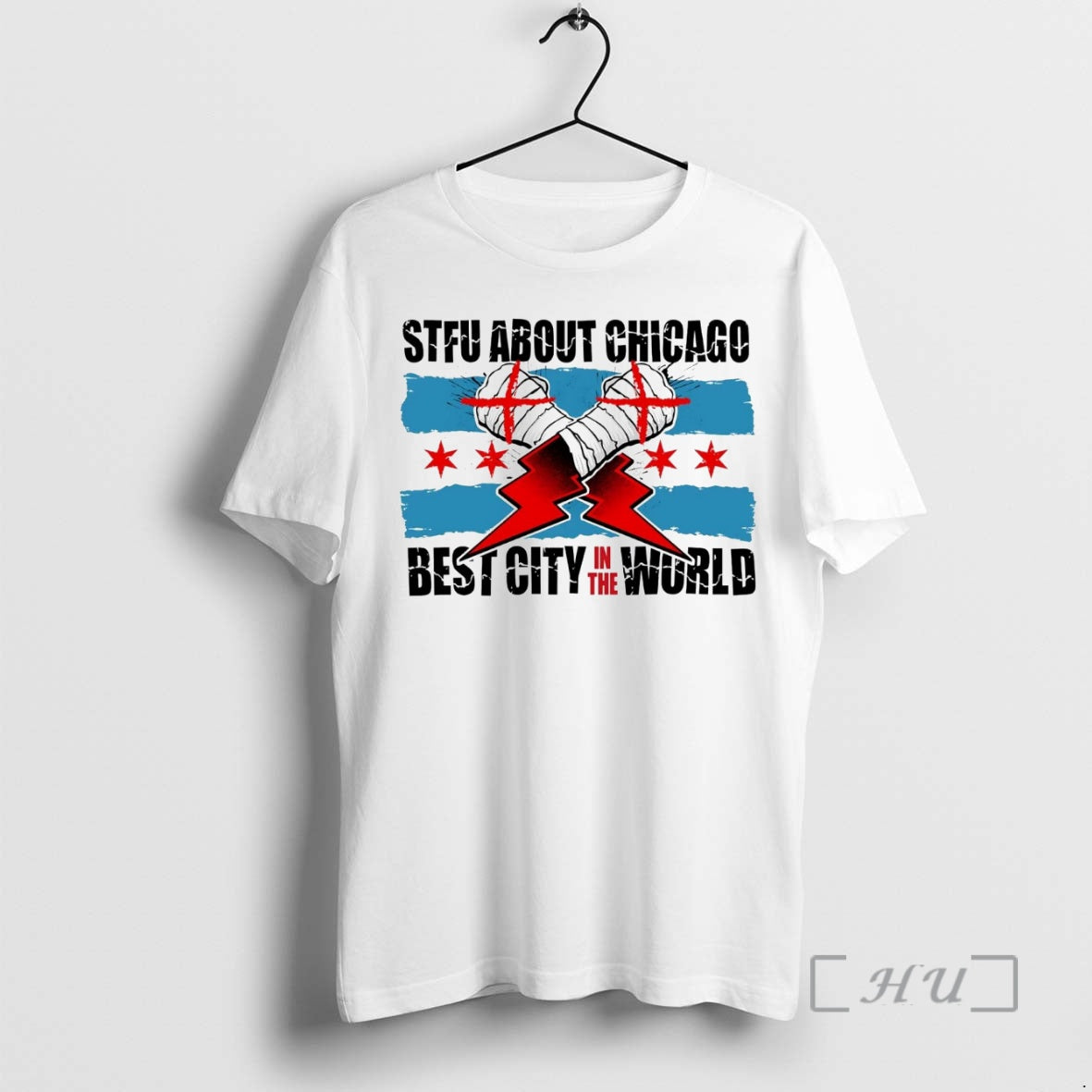 Trending Stfu About Chicago Wrestling Best City In The World Premium T Shirt Sweater