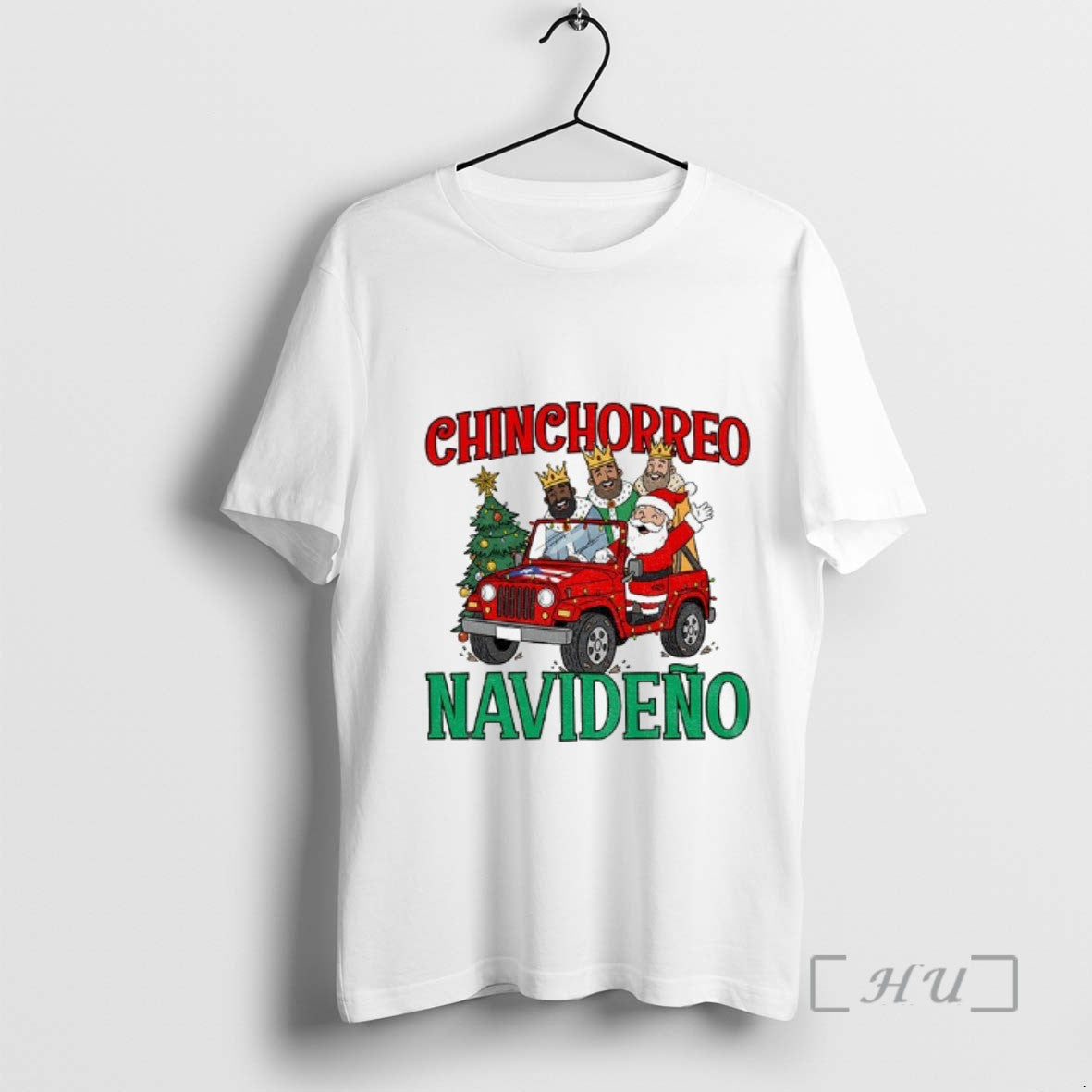 Trending Santa Claus Three Kings Chinchorreo Boricua Puerto Rico Christmas Tee Shirts Sweater