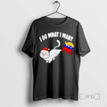 Trending Santa Cat Kicking Trump I Do What I Want Christmas Tee Shirts Sweater