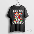 Trending Santa Dabbing Six Seven Bruh Christmas