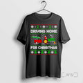 Trending Santa Tractor Driving Home For Christmas Premium T Shirt Sweater