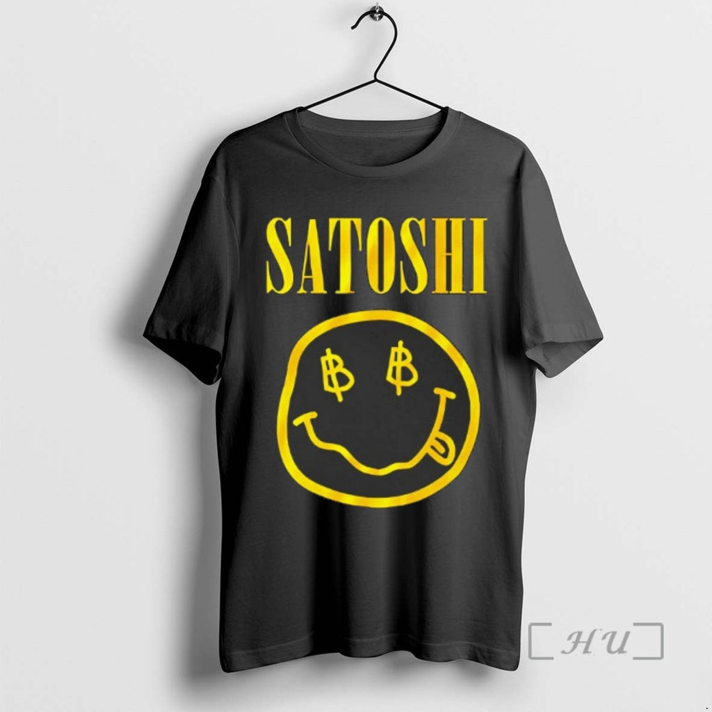 Trending Satoshi Yellow Smile Face Tee Shirts Sweater