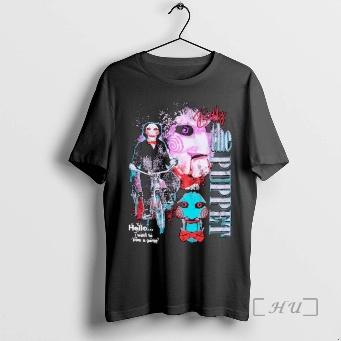 Trending Saw Billy The Puppet Collage Ornaments Premium T Shirt Sweater